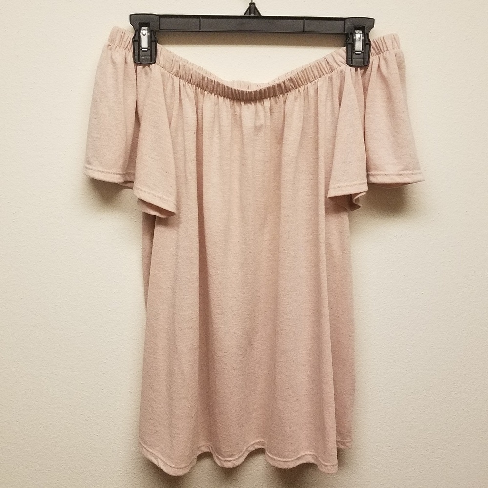 Blush Off the Shoulder Blouse